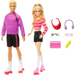 Barbie & Ken Fashionistas Roller Skating Dolls Set 65th Anniversary Edition 2 Dolls