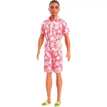 Barbie Ken Fashionistas Doll #235 Hawaiian Jumpsuit & Green Sandals Kids Toy 3+ Years - Barbie