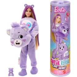 Mattel Barbie Cutie Reveal Doll & Accessories Share Bear Costume with Color Change & Mini Bear