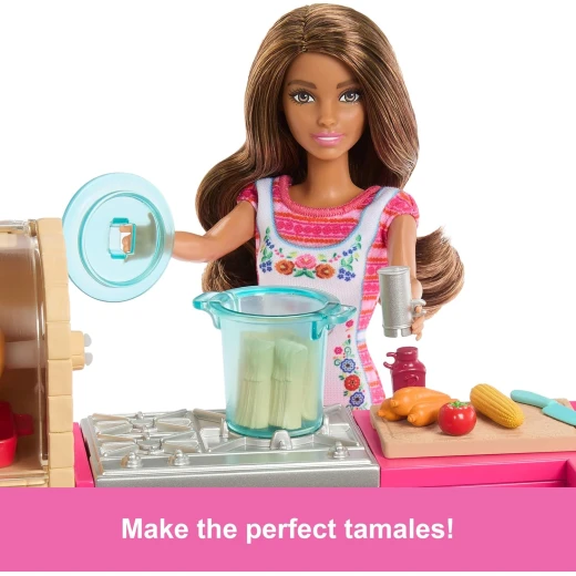 Mattel Barbie & Teresa Recipe for Friendship Kitchen Playset with Dolls & Accessories for Creative Cooking - Barbie - Image 6