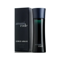 Giorgio Armani Code Eau de Toilette 75ml for Men Oriental Woody Seductive Fragrance Long Lasting Perfume