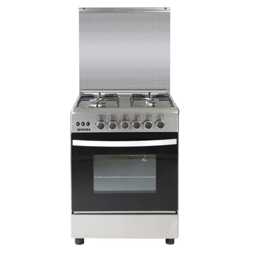 طباخ غاز نارا 60 سم ستانلس ستيل 4 شعلات - NAXM 9605 طباخ غاز نارا 60 سم ستانلس ستيل 4 شعلات - NAXM 9605