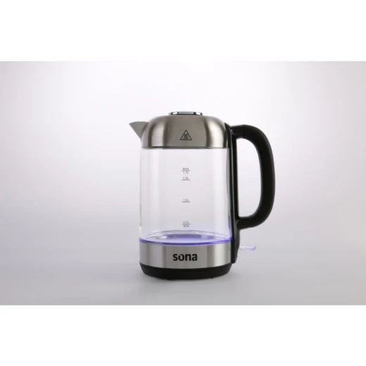 غلاية سونة SK-5803GL كهربائية زجاجية 1.7 لتر مع إيقاف تلقائي - سونا - Image 2