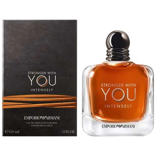 Emporio Armani Stronger With You Intensely Eau de Parfum 150ml Men's Fragrance Evening Wear Gift for Him Emporio Armani Stronger With You Intensely Eau de Parfum 150ml Men's Fragrance Evening Wear Gift for Him