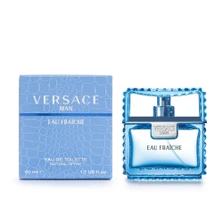 Versace Man Eau Fraiche 50ml Eau de Toilette Spray for Men Fresh & Invigorating Fragrance