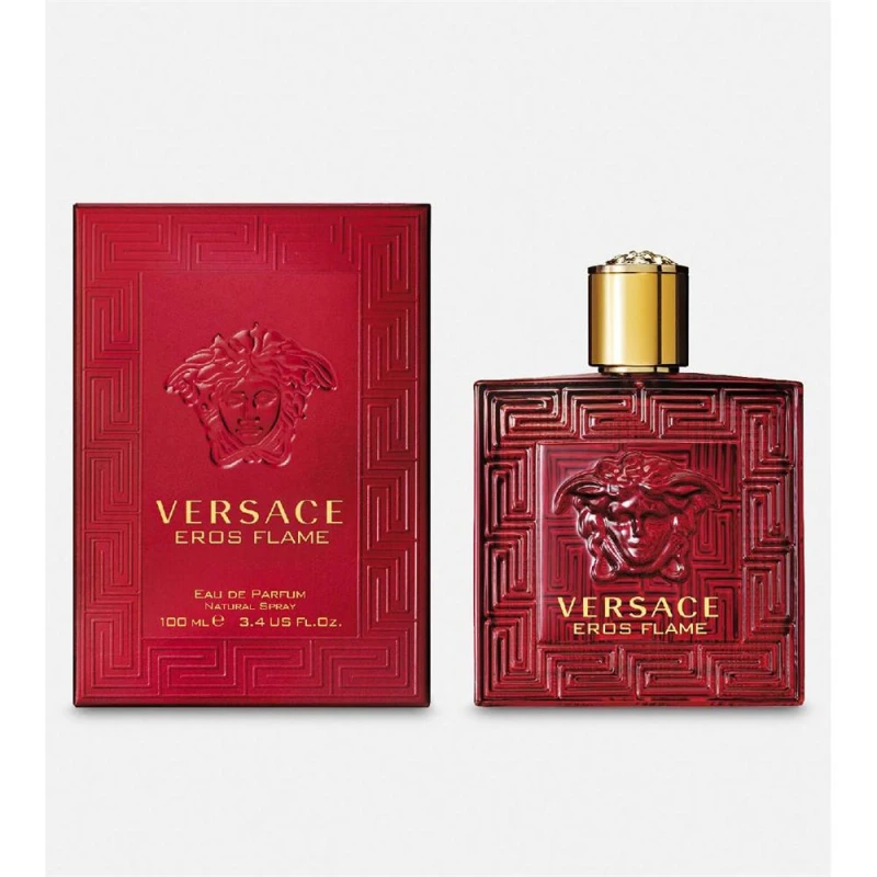فيرساتشي ايروس فليم ماء عطر للرجال 3.4 أوقية | عطر حمضيات حار | جريء وواثق - فيرساتشي