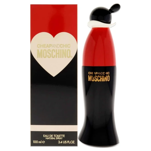 Moschino Cheap & Chic EDT 100ml, Floral Woody Perfume with Bergamot, Jasmine, Vanilla & Sandalwood, Iconic & Feminine