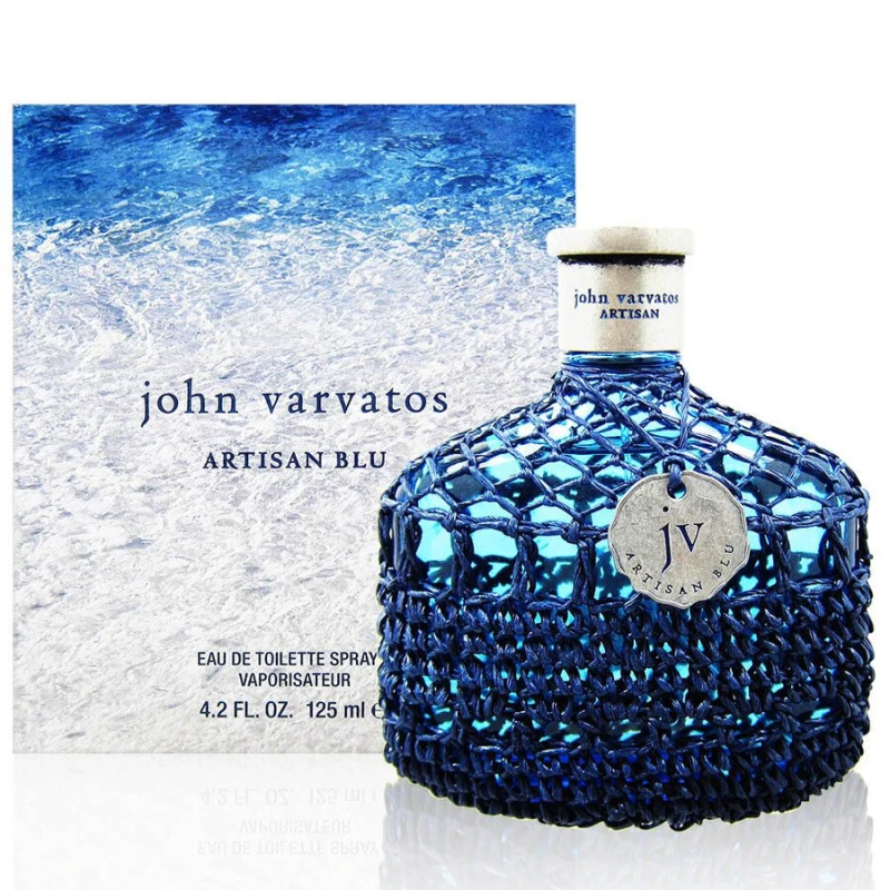 عطر جون فارفاتوس آرتيزان بلو او دي تواليت 125 مل عطر منعش مائي للرجال - John varvatos