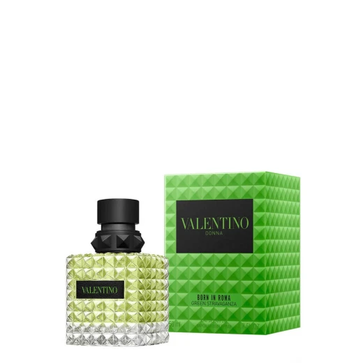 Valentino Donna Born In Roma Green Stravaganza Eau de Parfum 50ml for Women Fresh Floral Fragrance with Tea Valentino Donna Born In Roma Green Stravaganza Eau de Parfum 50ml for Women Fresh Floral Fragrance with Tea