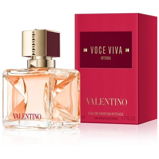 Valentino Voce Viva Intense EDP 50ml: Luxurious Floral Vanilla Perfume for Women with Jasmine & Orange Blossom