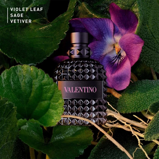 عطر فالنتينو بورن إن روما 50 مل أو دو تواليت للرجال, عطر خشبي أروماتي برائحة الزنجبيل والميرمية والفيتيفر, عصري وجريء - فالنتينو - Image 4