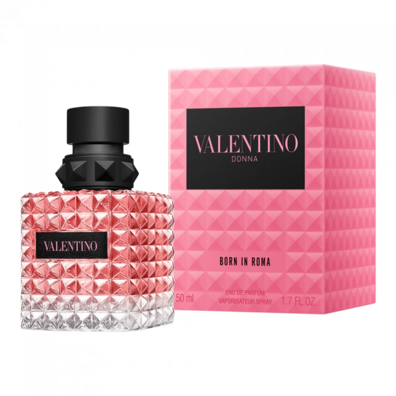 Valentino Donna Born In Roma Eau de Parfum 50ml Women's Perfume Sophisticated Floral Fragrance for Her - Valentino