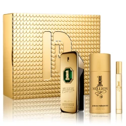 Paco Rabanne 1 Million Golden Oud Set Parfum Intense 100ml+EDT 10ml Travel Spray+ Deo Spray 150ml For Men