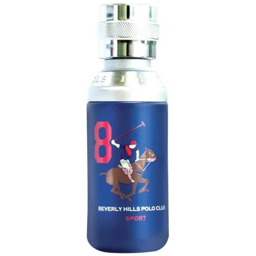 Beverly Hills Polo Club Sport No 8 Eau de Toilette for Men 100ml Woody Spicy Fragrance - Beverly hills polo club - Image 2