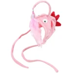 pets Interactive Angler Fish Cat Hat with Feather Toy - Pets