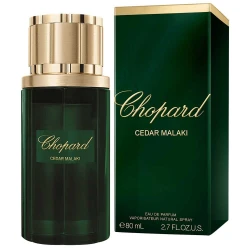 Chopard Cedar Malaki Eau de Parfum for Men 80ml: Woody Fragrance with Grapefruit, Cedarwood, and Tonka Bean