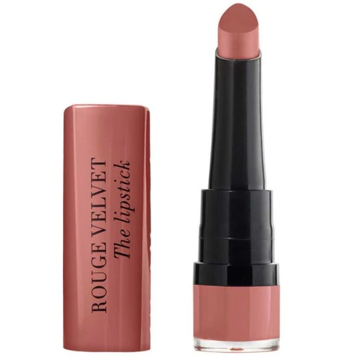 Bourjois Rouge Velvet Lipstick 51 Chocoquette Matte Long Lasting Lip Color 2.4g for Women