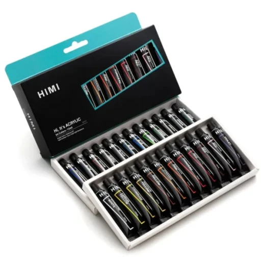 Miya Himi Acrylic Paint Tube Set, 12ml/24colors Miya Himi Acrylic Paint Tube Set, 12ml/24colors