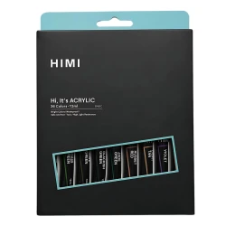Miya Himi Acrylic Paint Tube Set, 12ml/36colors