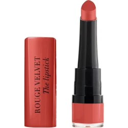 Bourjois Rouge Velvet Cherry D'Amour Lipstick Long Lasting Hydrating Cherry Red for Bold Lips