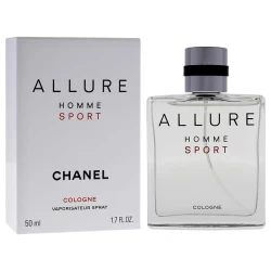 CHANEL Allure Homme Sport Eau de Cologne Spray 50ml Fresh Citrus and Spicy Fragrance for Men