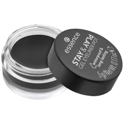 essence Stay & Play Brown Gel Eyeliner Pot Waterproof Long Lasting Definition Makeup