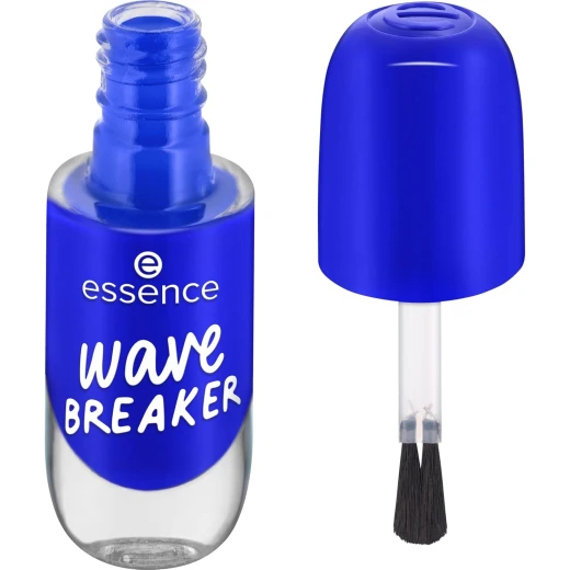 Essence Gel Nail Polish Wave Breaker 75 Vibrant Blue Shade Quick Dry Long Lasting Gel Finish High Gloss Shine Vegan Climate Neutral Formula Easy Application 8ml - Essence - Image 5
