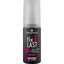 essence Fix & Last 18H Long Lasting Makeup Fixing Spray All Day Hold Vegan Cruelty Free 1.69 fl oz