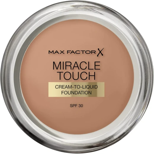 Max Factor Miracle Touch Complete Coverage Hydrating Foundation SPF 30 for All Skin Types Makeup