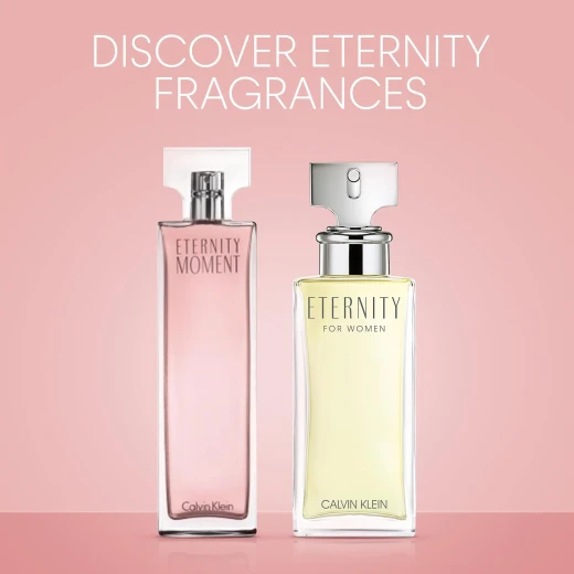 عطر كالفن كلاين إيترنيتي مومنت للنساء، او دي بارفيوم، 100 مل: عطر زهري يجمع بين الليتشي والتوت والمسك، مثالي لجميع المناسبات. - كالفين كلاين - Image 3