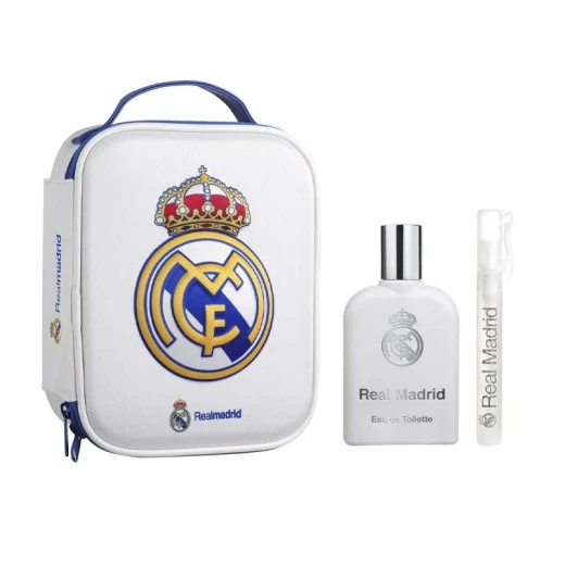 طقم هدايا ريال مدريد بسحاب EDT 100 مل + قلم عطر 10 مل للمعجبين طقم هدايا ريال مدريد بسحاب EDT 100 مل + قلم عطر 10 مل للمعجبين