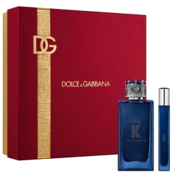 Dolce & Gabbana K Intense Men's Gift Set Woody Leather Fragrance 100ml Travel Spray