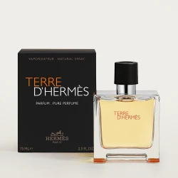 Hermes Terre d'Hermes Parfum 75ml: Woody Spicy Fragrance for Men Long Lasting Eau de Parfum