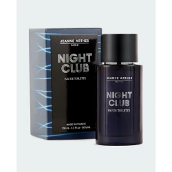 Jeanne Arthes Night Club Eau de Toilette for Men 100ml Evening Fragrance with Incense Apple Notes