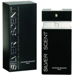 Jacques Bogart Silver Scent Eau de Toilette for Men 200ml Daily Refreshing Fragrance Gift