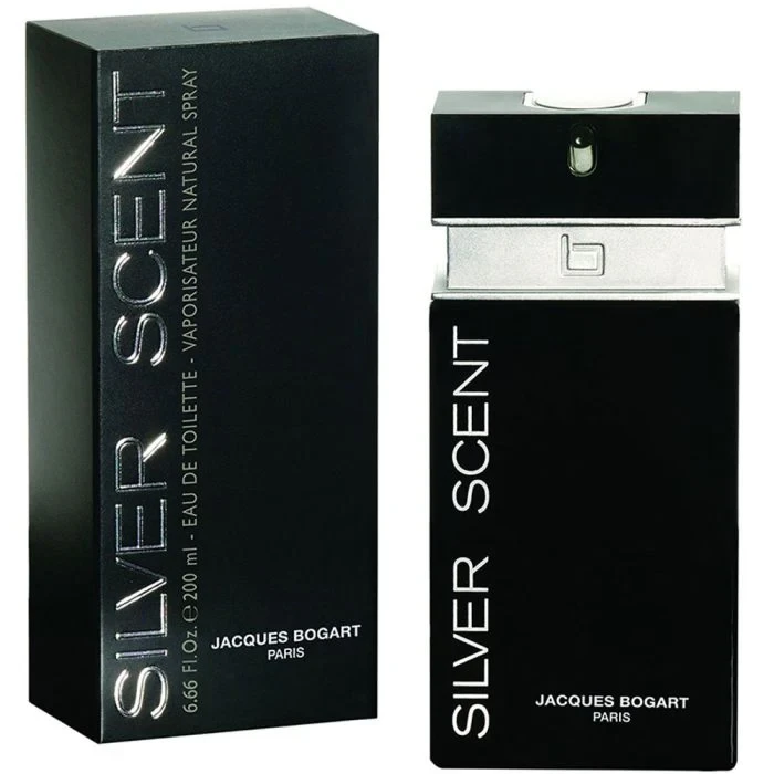 Jacques Bogart Silver Scent Eau de Toilette for Men 200ml Daily Refreshing Fragrance Gift - Jacques Bogart