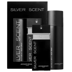 Jacques Bogart Silver Scent EDT Gift Set for Men - 100ml + Body Spray
