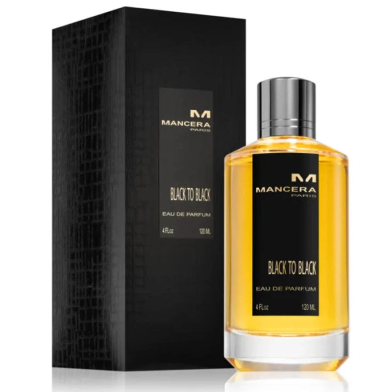 Mancera Black to Black Eau de Parfum 100ml Oriental Leather Fragrance for Men and Women - Mancera