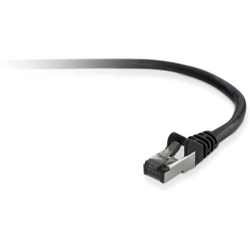 كابل إيثرنت Belkin Cat6 بطول 15 متر أسود - اتصال شبكة موثوق - بيلكين
