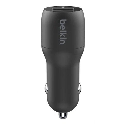 شاحن سيارة بيلكن Dual USB-A (24W) - شحن سريع للهواتف والأجهزة - بيلكين - Image 3