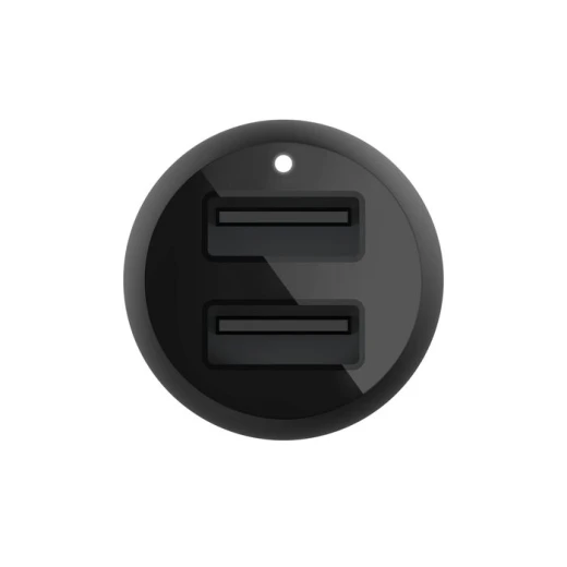 شاحن سيارة بيلكن Dual USB-A (24W) - شحن سريع للهواتف والأجهزة - بيلكين - Image 2