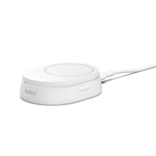 حامل شحن لاسلكي بلكين MagSafe بقوة 15 واط بتقنية Qi2 | شاحن مغناطيسي قابل للتحويل لأجهزة iPhone سلسلة 12 إلى 16، AirPods والأجهزة المتوافقة مع MagSafe | أبيض - بيلكين - Image 6