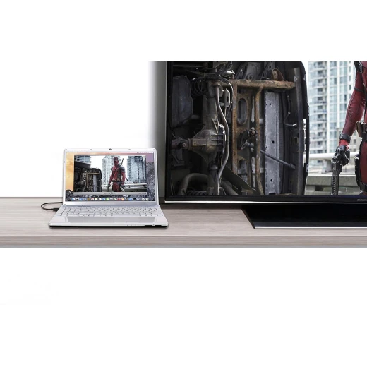 كابل HDMI عالي السرعة من بيلكين مع إيثرنت متوافق مع 4K/Ultra HD، يدعم دقة 1080 بكسل كاملة، بطول 5 أمتار - بيلكين - Image 4