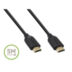 كابل HDMI عالي السرعة من بيلكين مع إيثرنت متوافق مع 4K/Ultra HD، يدعم دقة 1080 بكسل كاملة، بطول 5 أمتار - بيلكين