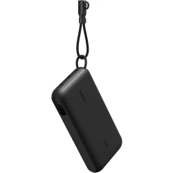 شاحن محمول من بيلكين، بنك طاقة USB-C بسعة 20000 مللي أمبير/ساعة مع منفذين من النوع C ومنفذ USB-A واحد، وشاشة رقمية للبطارية، وشحن 20 وات لسلسلة iPhone 16، وSamsung Galaxy S25، وPixel 9، وiPad، والمزيد - أسود