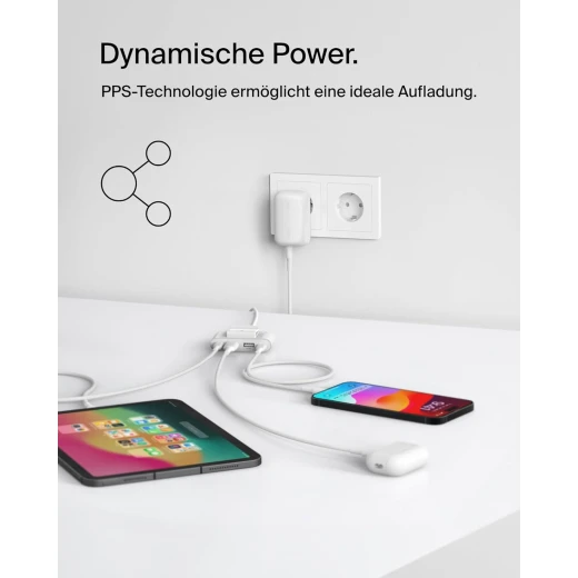 شاحن حائط Belkin BoostCharge 42W بمنفذين - شحن سريع - بيلكين - Image 4