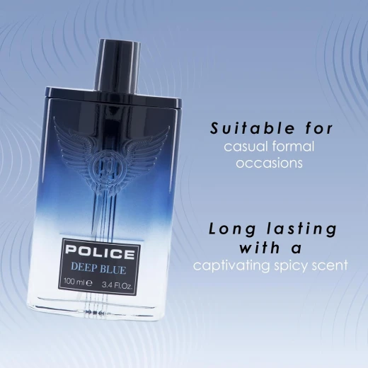 عطر بوليس كونتمبوراري ديب بلو أو دو تواليت – بخاخ 100 مل – عطر رجالي - Image 4