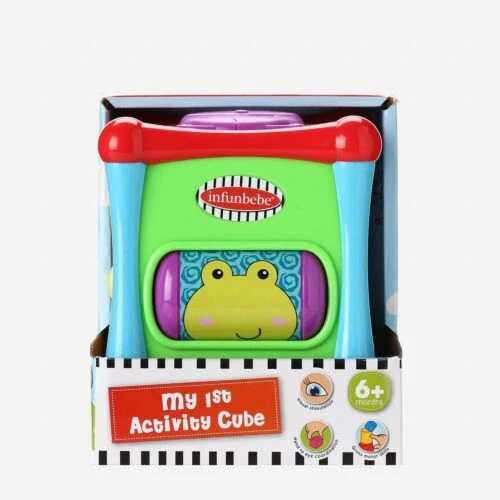 Infunbebe My 1st Activity Cube: Baby Development Toy 6 Months+