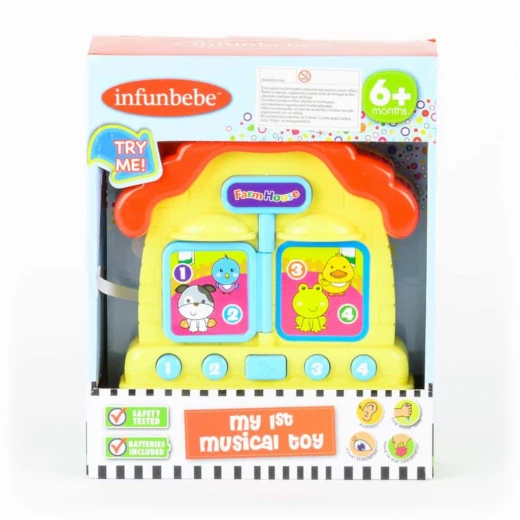 Infunbebe Animal Farm House Toddler Toy with Sounds & Figures - infunbebe - Image 2