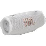 JBL Charge 6 Portable Bluetooth Speaker - White, Waterproof, 24-Hour Play - JBL